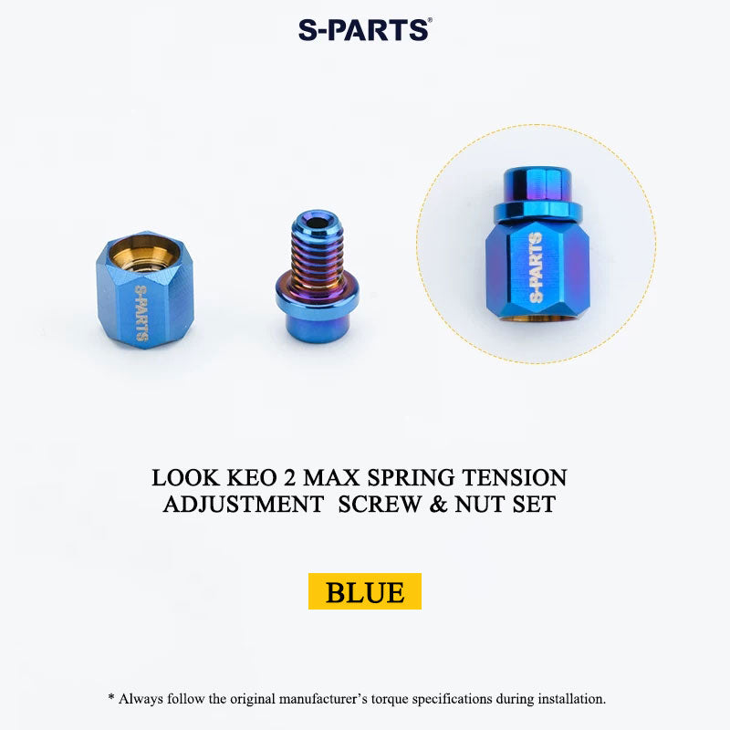 Grade 5 Titanium Pedal Axle & Parts for LOOK KEO 2 MAX