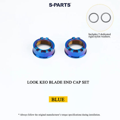 Grade 5 Titanium Pedal Spindle & Hardware for LOOK KEO BLADE Pedals