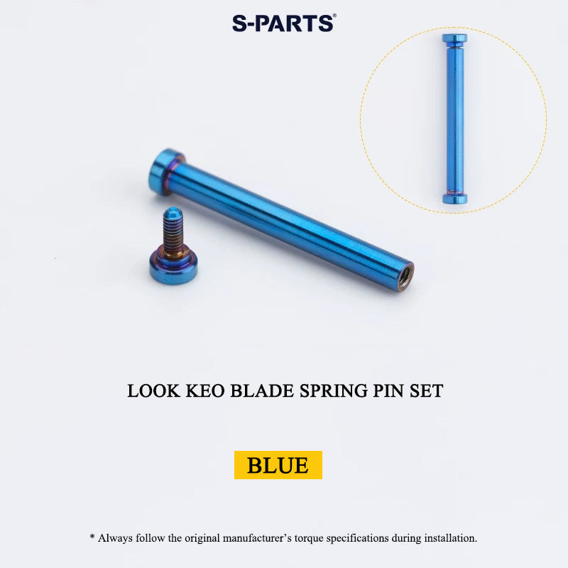 Grade 5 Titanium Pedal Spindle & Hardware for LOOK KEO BLADE Pedals