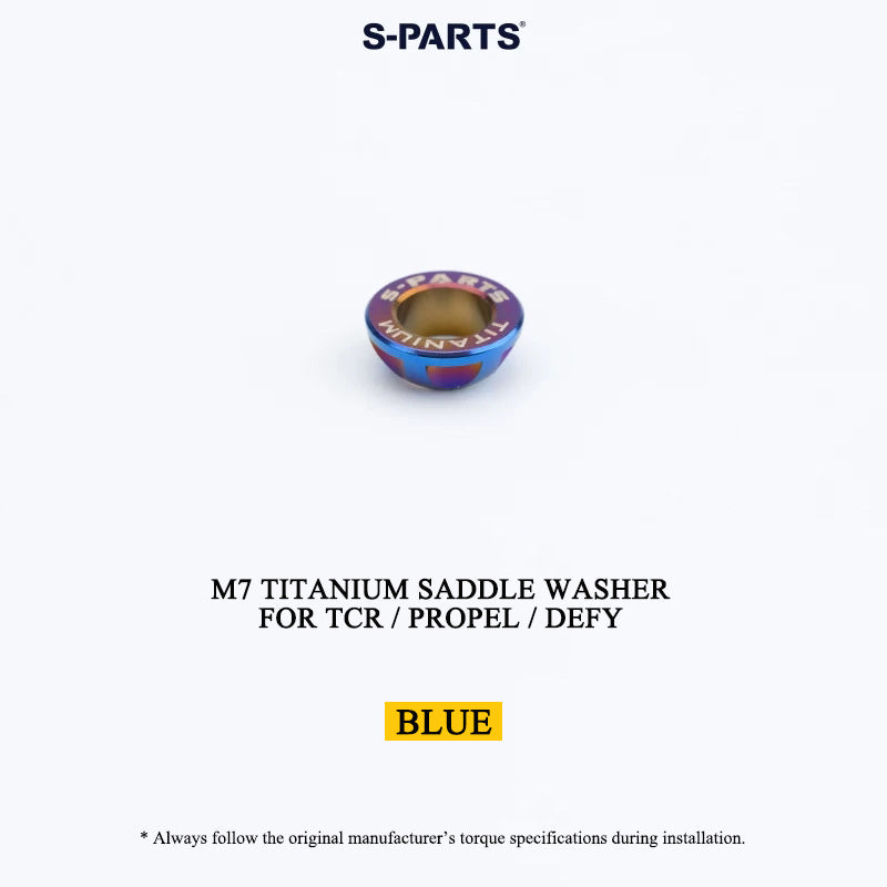 M6/M7 Grade 5 Titanium Spherical Saddle Clamp Washers for Giant TCR, Propel & Defy