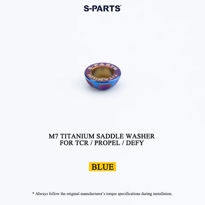 M6/M7 Grade 5 Titanium Spherical Saddle Clamp Washers for Giant TCR, Propel & Defy