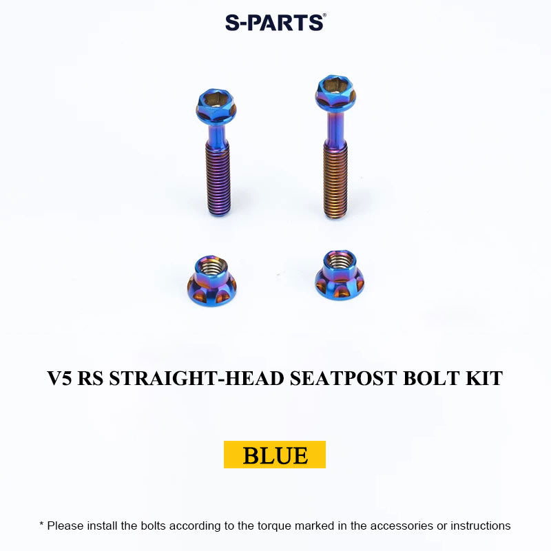 Grade 5 Titanium Seatpost Bolt Kit for COLNAGO Y1RS / V5RS – Saddle Clamp Hardware