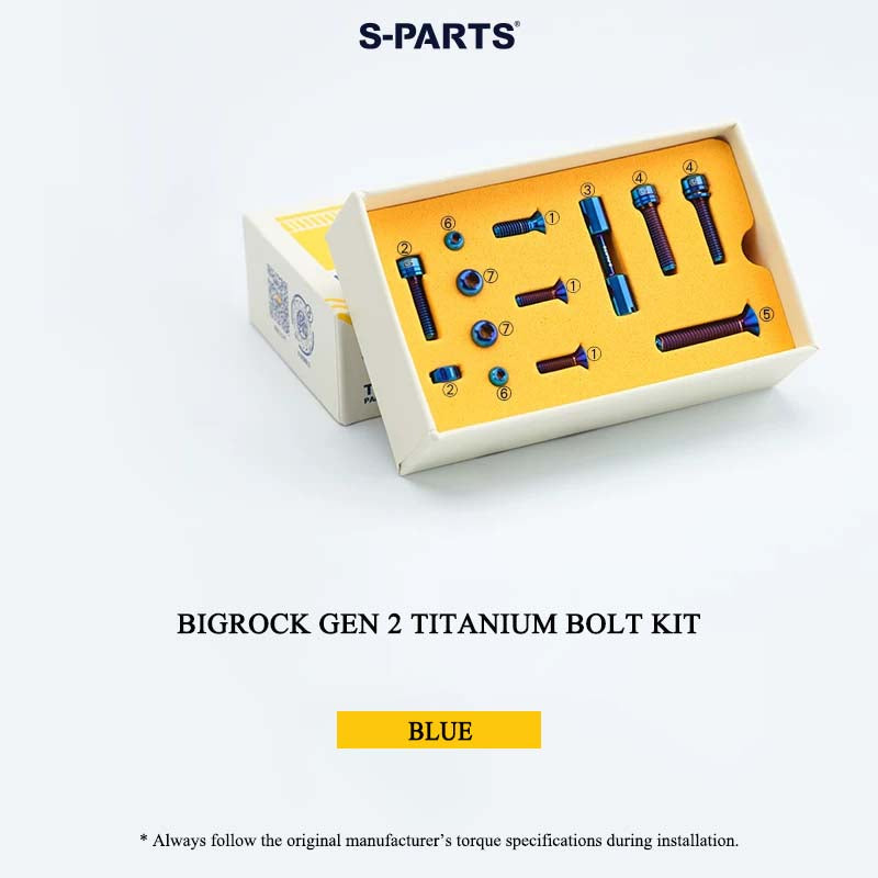 Titanium Bolt Upgrade Kit for BIGROCK Gen 2 Integrated Cockpit – 17.6g