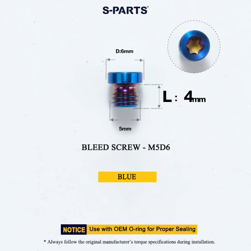 M5*4 D6 Bleed Screw for SRAM