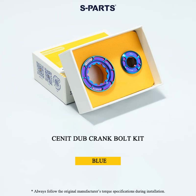 Titanium Crank Bolt & Self-Extracting Cap Kit for CENIT DUB Axle Series – Ti-6Al-4V Lightweight Upgrade