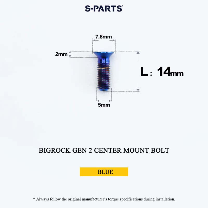 Titanium Bolt Upgrade Kit for BIGROCK Gen 2 Integrated Cockpit – 17.6g