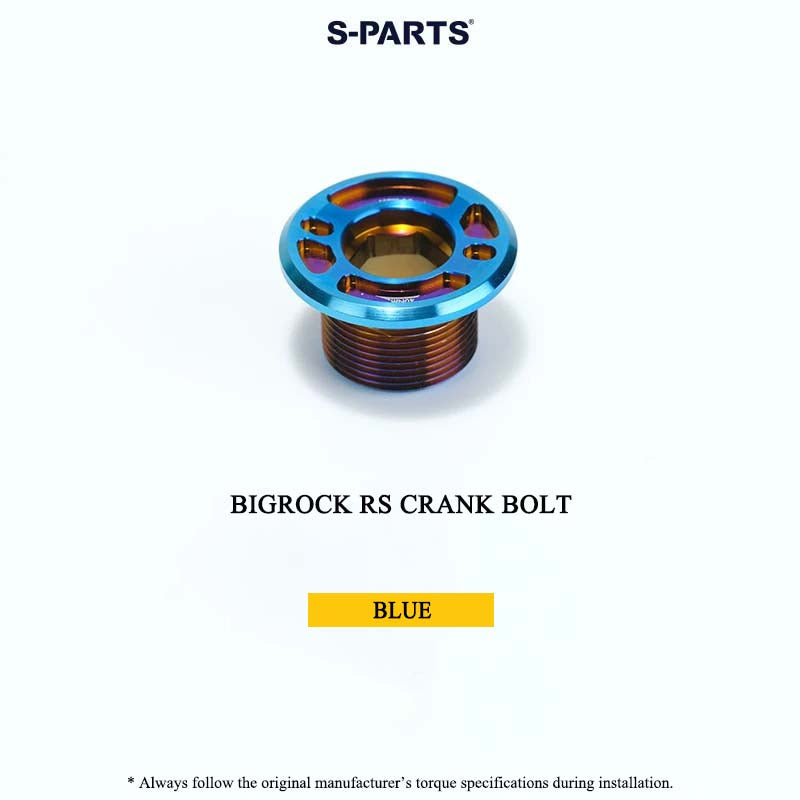 BIGROCK RS Titanium Crank Bolt & Self-Extracting Cap Kit SHIMANO TL-LR15 Compatible