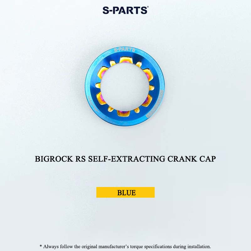 BIGROCK RS Titanium Crank Bolt & Self-Extracting Cap Kit SHIMANO TL-LR15 Compatible