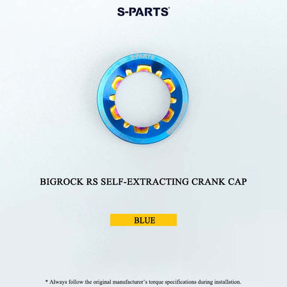 BIGROCK RS Titanium Crank Bolt & Self-Extracting Cap Kit SHIMANO TL-LR15 Compatible