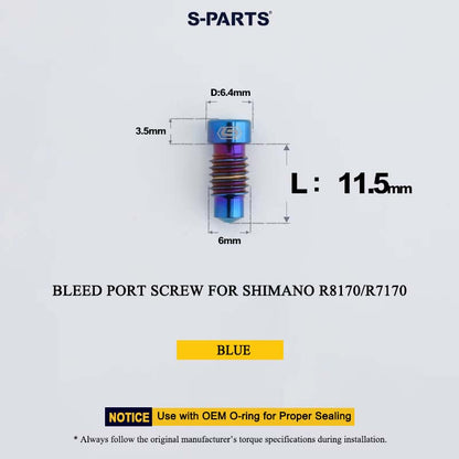 Grade 5 Titanium Disc Brake Bolt Kit for Shimano ULTEGRA R8170 & 105 R7170 – 20pcs