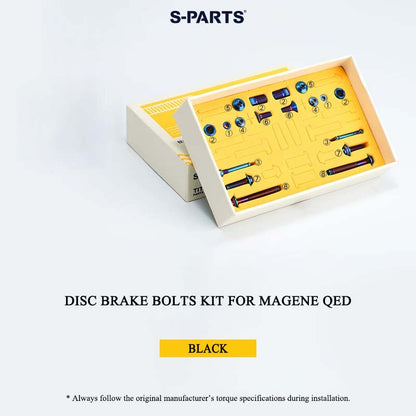 Titanium Disc Brake Bolts & Kit for MAGENE QED | Grade 5 Ti-6Al-4V