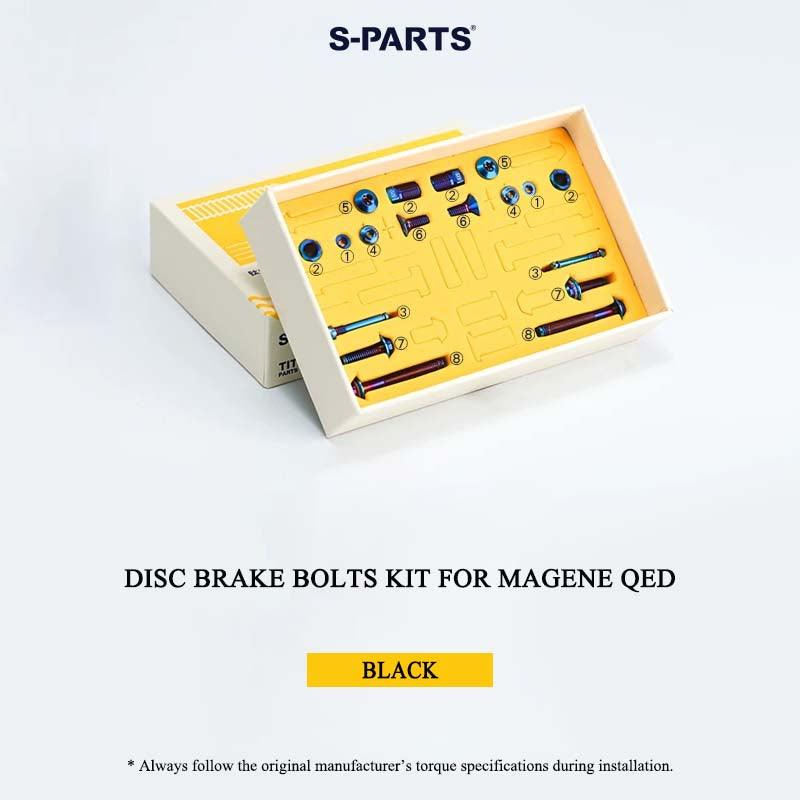 Titanium Disc Brake Bolts & Kit for MAGENE QED | Grade 5 Ti-6Al-4V