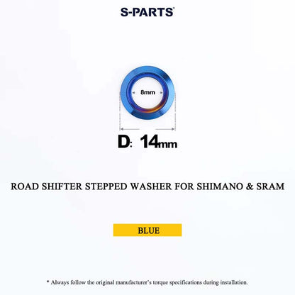 Grade 5 Titanium Shifter Clamp Bolt Kit for Shimano & SRAM Road Shifters