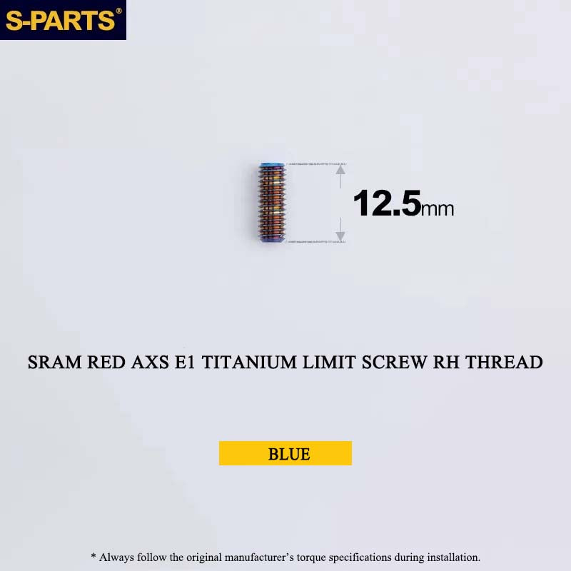 Titanium 8-Bolt Spider Bolt Kit for SRAM RED AXS E1 Crankset – M4 x 8.5mm | 8PCS