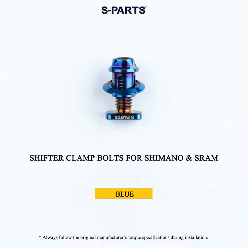 Grade 5 Titanium Shifter Clamp Bolt Kit for Shimano & SRAM Road Shifters