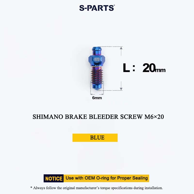 M6×20 Brake Bleeder Screw For Shimano