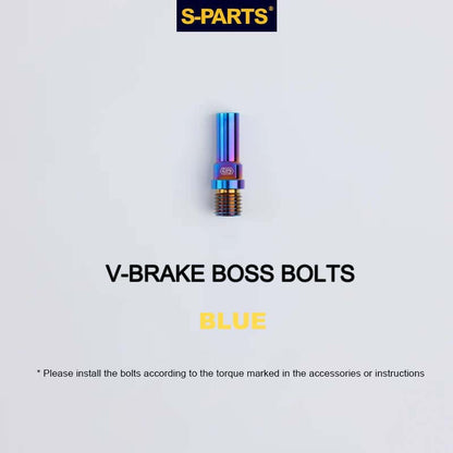 Titanium V-Brake Hardware Upgrade Kit for MTB | V-Brake Boss Bolts