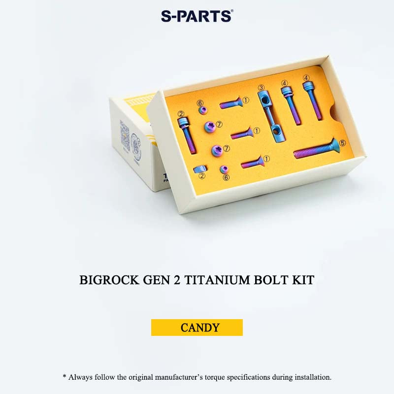 Titanium Bolt Upgrade Kit for BIGROCK Gen 2 Integrated Cockpit – 17.6g