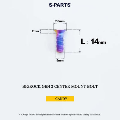 Titanium Bolt Upgrade Kit for BIGROCK Gen 2 Integrated Cockpit – 17.6g