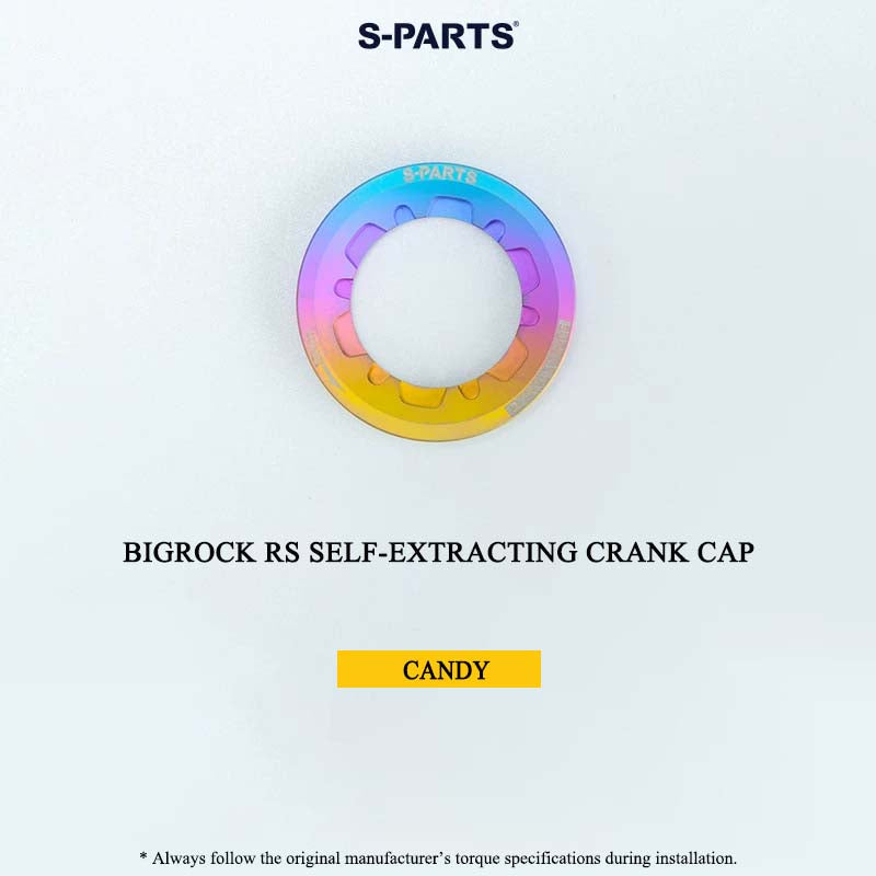 BIGROCK RS Titanium Crank Bolt & Self-Extracting Cap Kit SHIMANO TL-LR15 Compatible