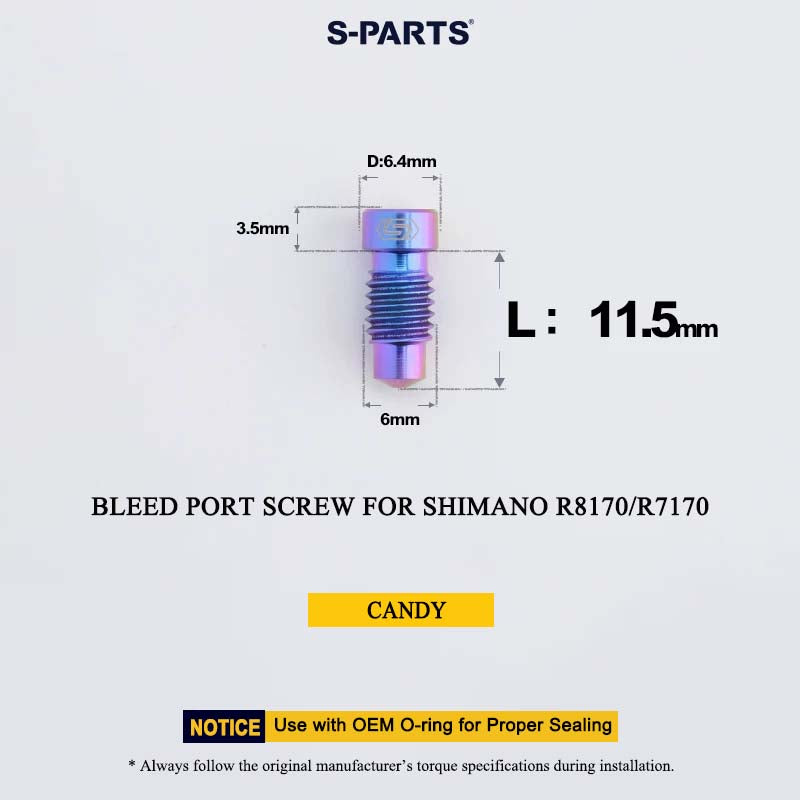 Grade 5 Titanium Disc Brake Bolt Kit for Shimano ULTEGRA R8170 & 105 R7170 – 20pcs