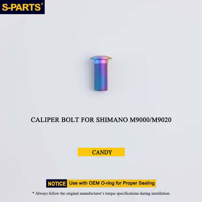 M8 × 17 Titanium Brake Caliper Body Bolts for Shimano XTR M9000 M9020