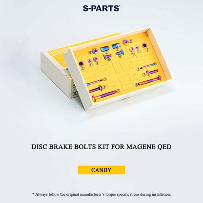 Titanium Disc Brake Bolts & Kit for MAGENE QED | Grade 5 Ti-6Al-4V