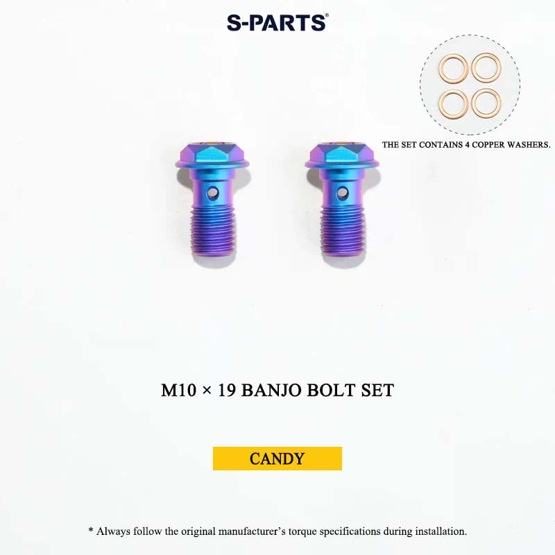 FRANDO 130S Grade 5 Titanium Master Cylinder Bolts & Accessories