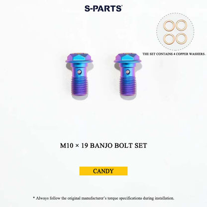 FRANDO 130S Grade 5 Titanium Master Cylinder Bolts & Accessories