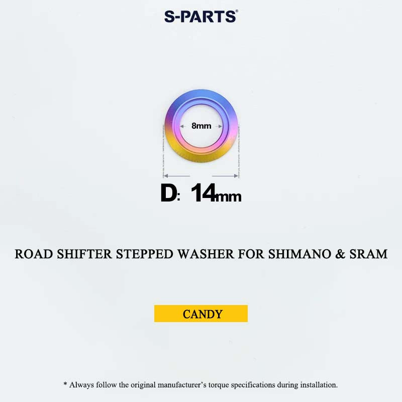 Grade 5 Titanium Shifter Clamp Bolt Kit for Shimano & SRAM Road Shifters