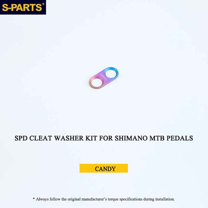 Titanium SPD Cleat Bolt & Washer Kit for Shimano MTB Pedals – Ti-6Al-4V T25 Torx Hardware