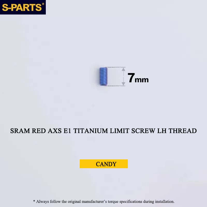 Titanium 8-Bolt Spider Bolt Kit for SRAM RED AXS E1 Crankset – M4 x 8.5mm | 8PCS