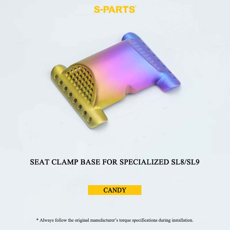 3D Printed Titanium Seat Clamp Kit & Parts for Specialized Tarmac SL8/SL9 Seesaw Seatpost