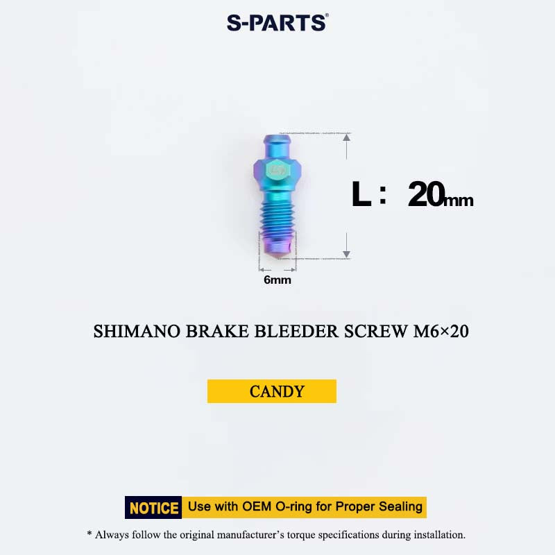 M6×20 Brake Bleeder Screw For Shimano