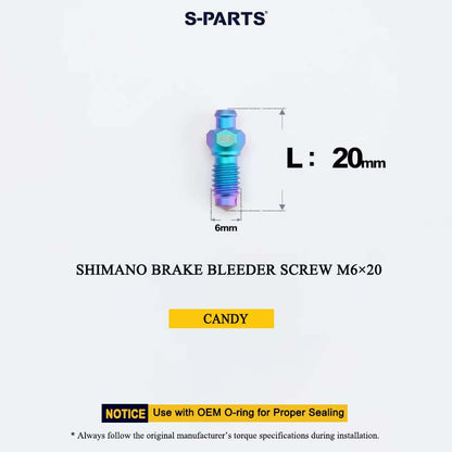 M6×20 Brake Bleeder Screw For Shimano