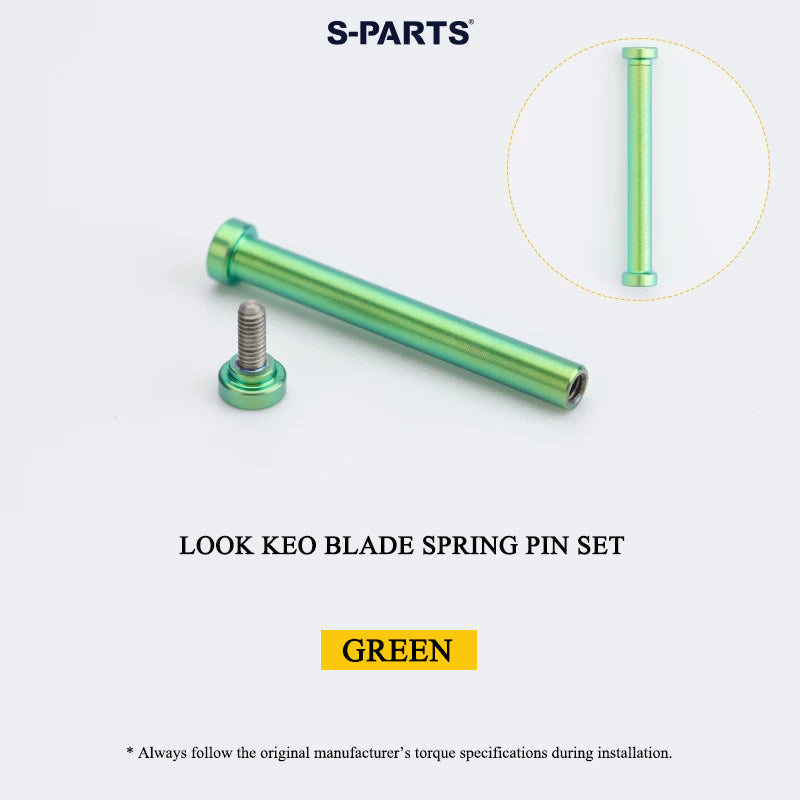 Grade 5 Titanium Pedal Spindle & Hardware for LOOK KEO BLADE Pedals