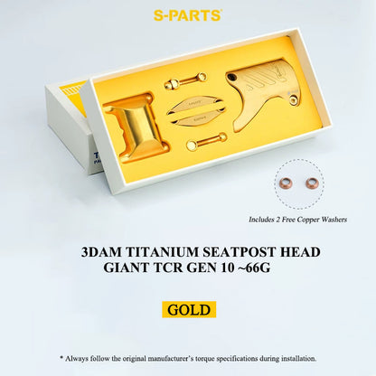 3DAM Titanium Integrated Seatpost Head Assembly for Giant TCR Gen 10 & Propel Gen 3/4