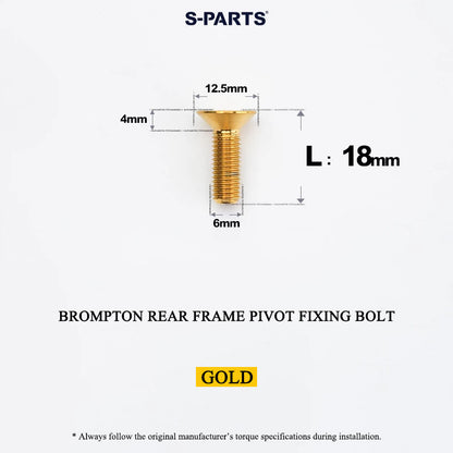 Titanium Bolts & Hardware Upgrade for Brompton C Line, P Line & T Line