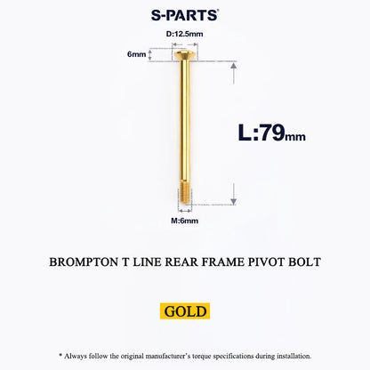 Titanium Bolts & Hardware Upgrade for Brompton C Line, P Line & T Line