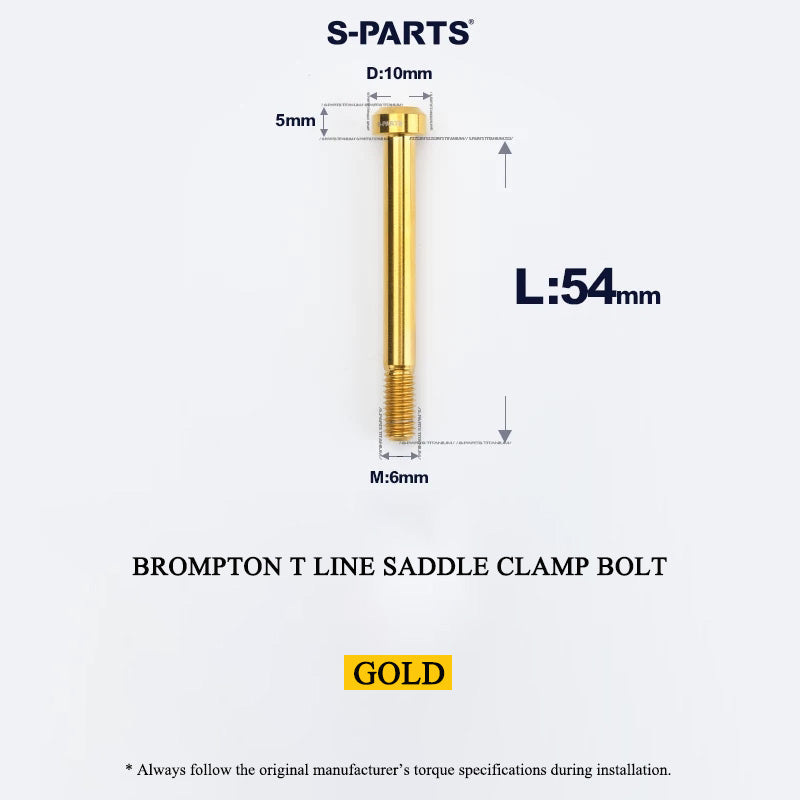Titanium Bolts & Hardware Upgrade for Brompton C Line, P Line & T Line