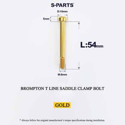 Titanium Bolts & Hardware Upgrade for Brompton C Line, P Line & T Line