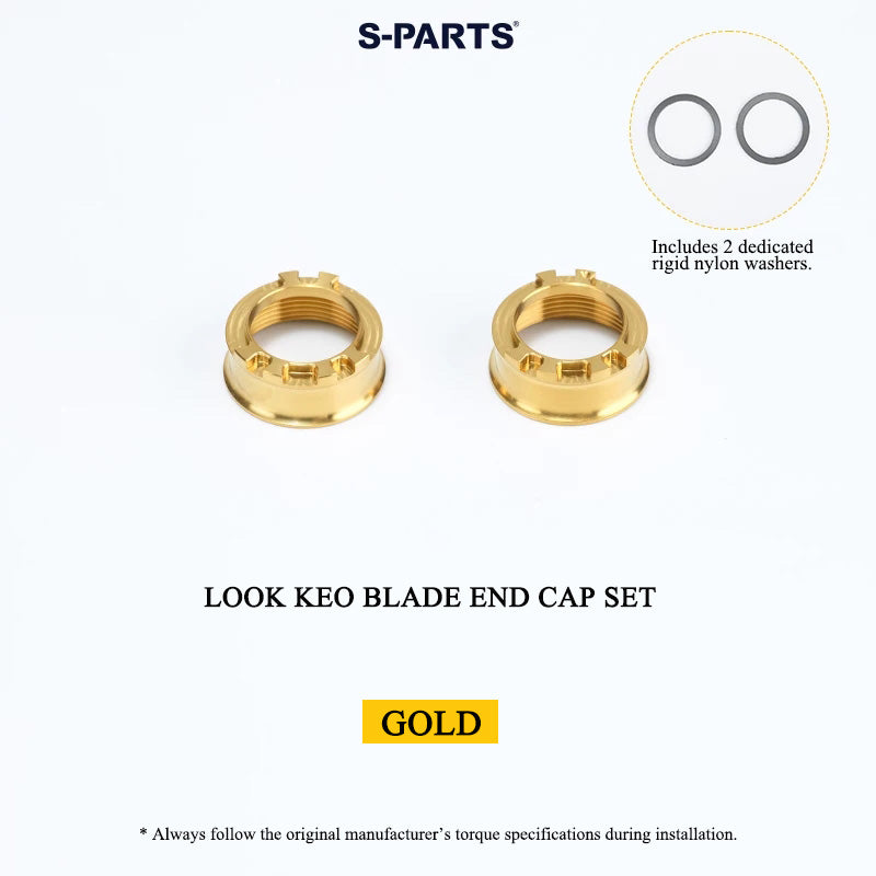 Grade 5 Titanium Pedal Spindle & Hardware for LOOK KEO BLADE Pedals