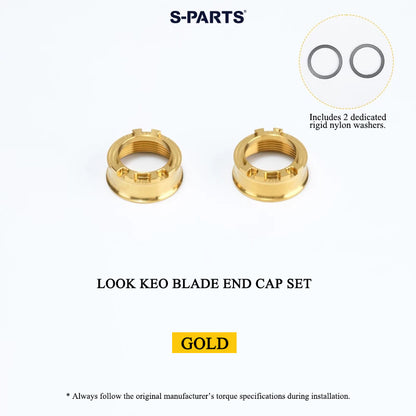 Grade 5 Titanium Pedal Spindle & Hardware for LOOK KEO BLADE Pedals
