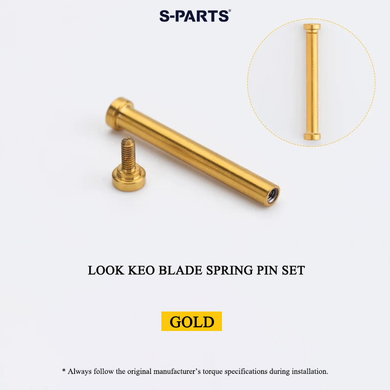 Grade 5 Titanium Pedal Spindle & Hardware for LOOK KEO BLADE Pedals