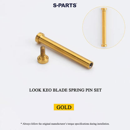 Grade 5 Titanium Pedal Spindle & Hardware for LOOK KEO BLADE Pedals