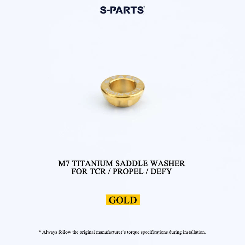 M6/M7 Grade 5 Titanium Spherical Saddle Clamp Washers for Giant TCR, Propel & Defy