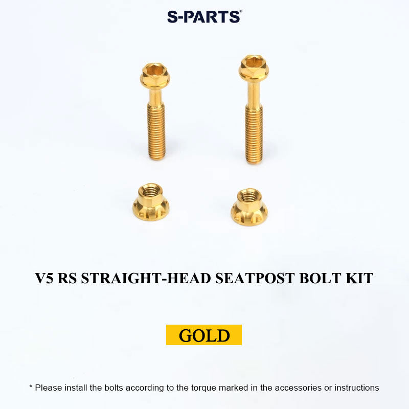 Grade 5 Titanium Seatpost Bolt Kit for COLNAGO Y1RS / V5RS – Saddle Clamp Hardware