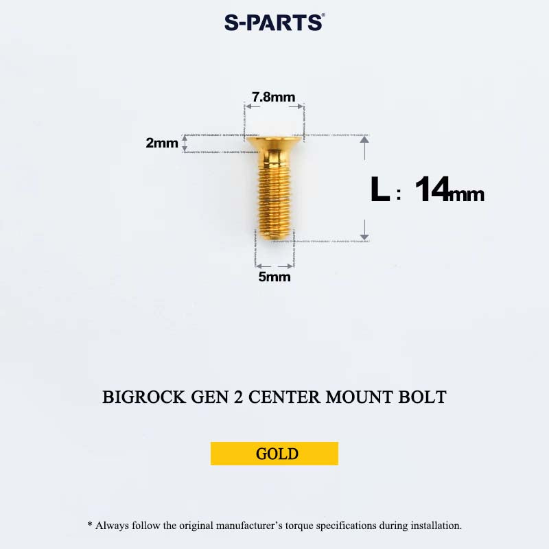 Titanium Bolt Upgrade Kit for BIGROCK Gen 2 Integrated Cockpit – 17.6g