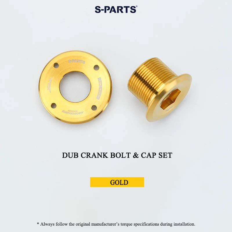 Titanium Crank Arm Bolt & Self-Extracting Cap Set for SRAM DUB | Quarq / RED / Force Compatible