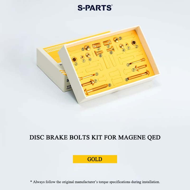 Titanium Disc Brake Bolts & Kit for MAGENE QED | Grade 5 Ti-6Al-4V